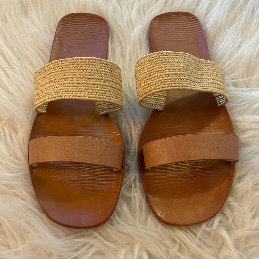 Lagertha Double Strap Woven Casual Sandals - Picture 5 of 12